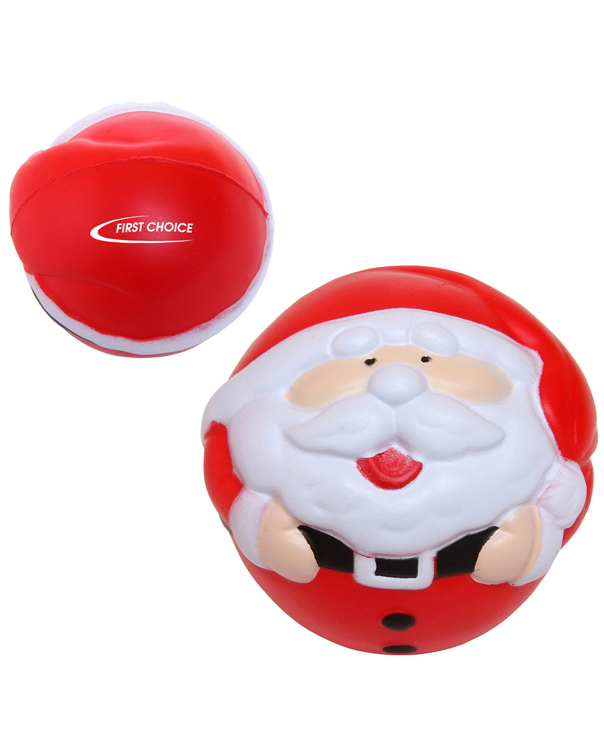 Holiday Christmas Santa Shape Stress Ball 1