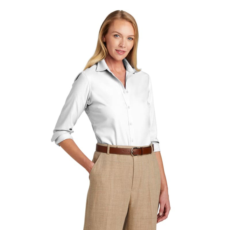 Brooks Brothers Women's Wrinkle-Free Stretch Nailhead Shirt 26