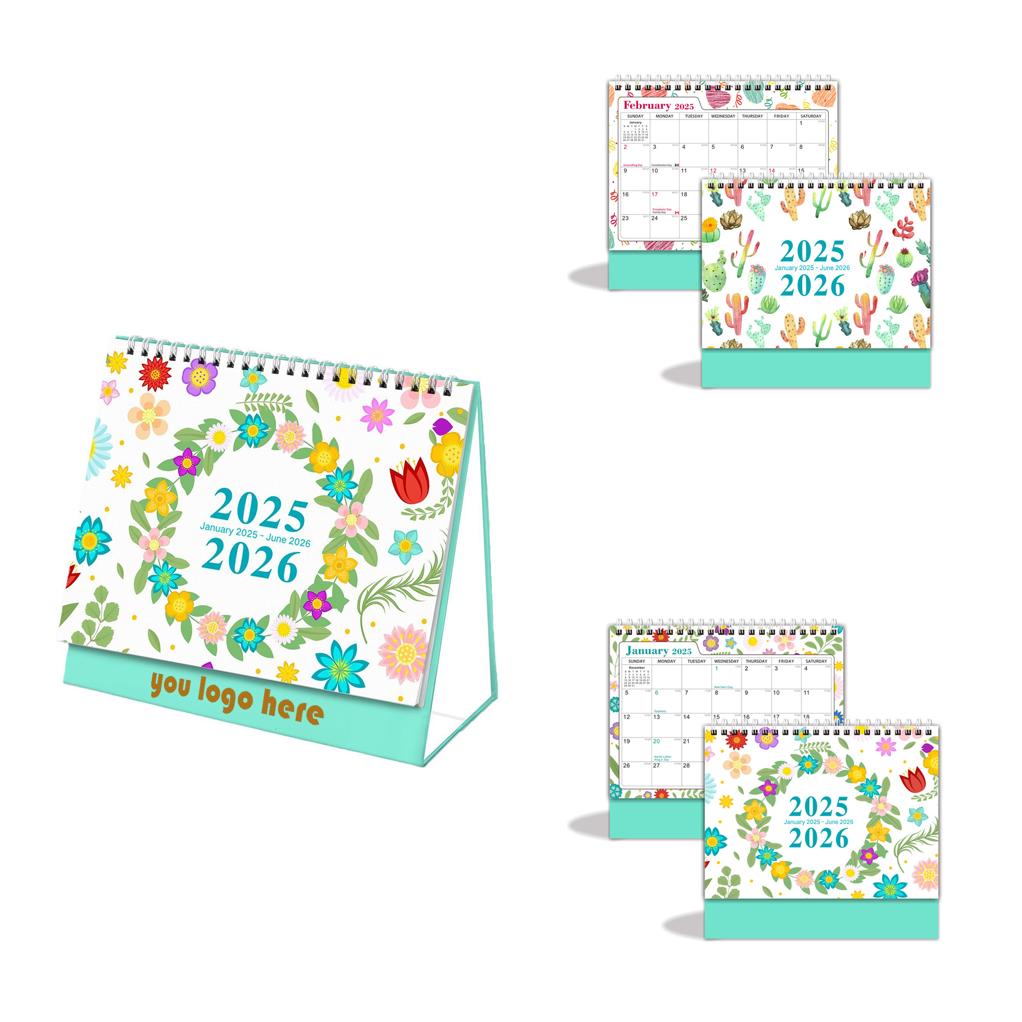 Work & Note Desk Calendar 2