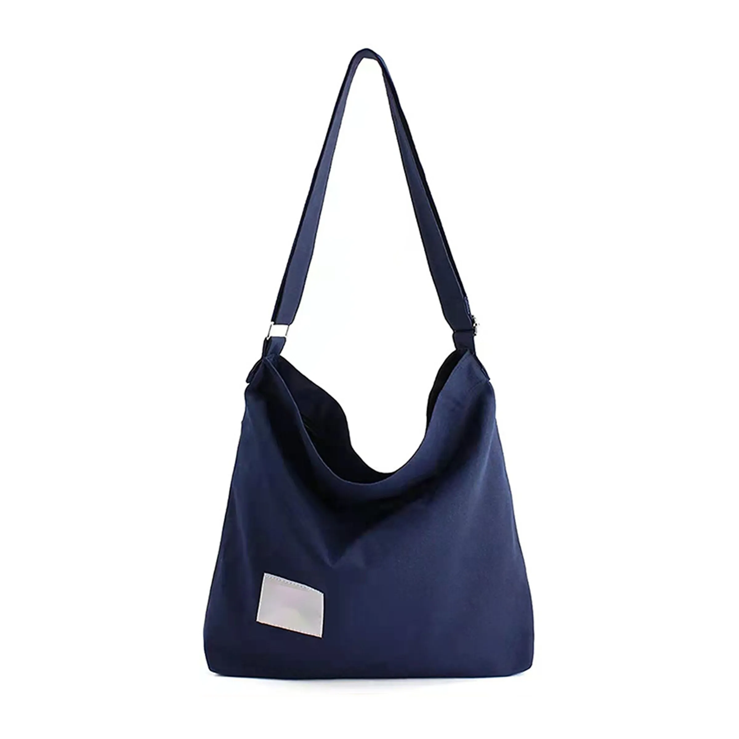 Retro Large Size Crossbody Canvas Shoulder Bag 12