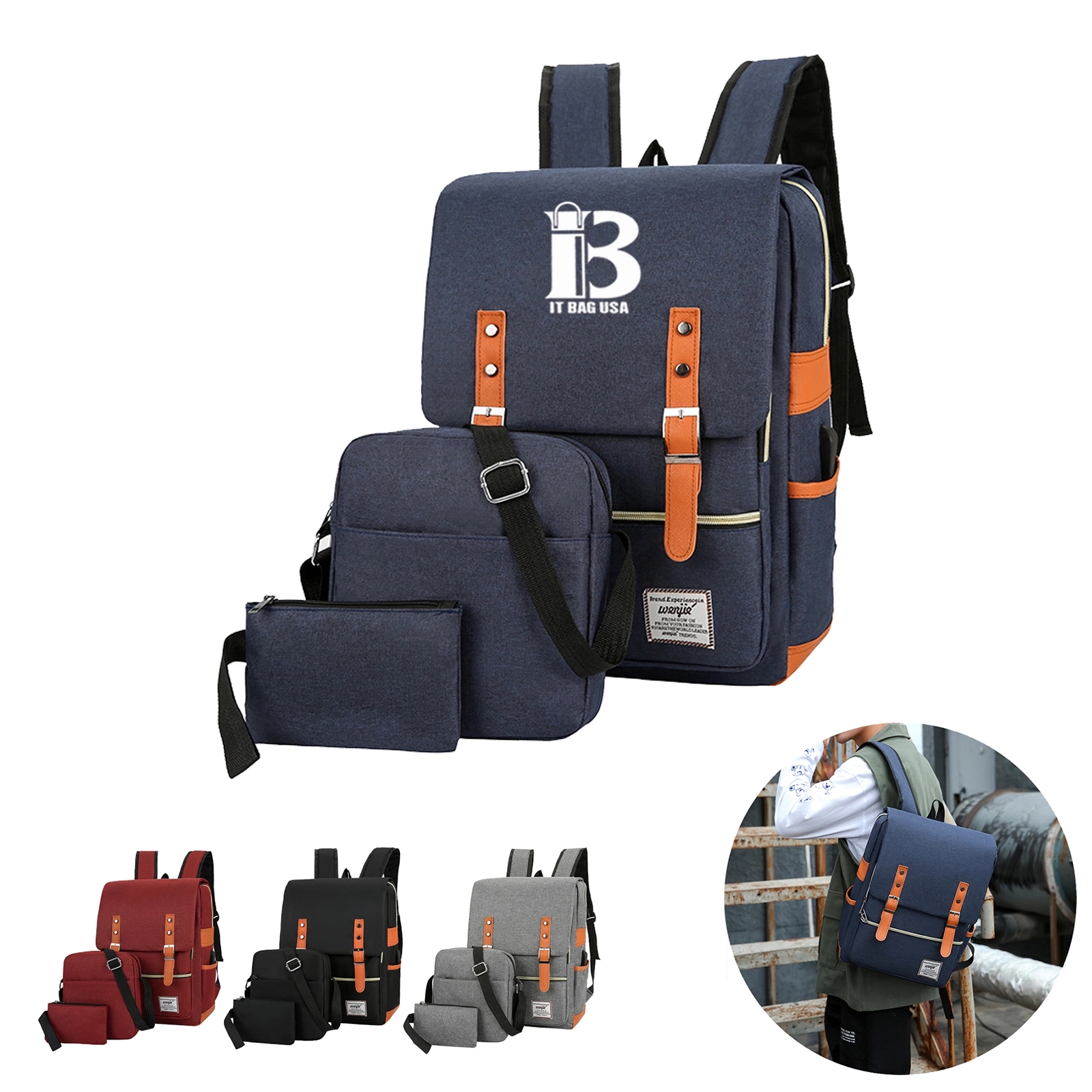 3 In 1 In 1 School Bags Kids Travel Backpacks 2