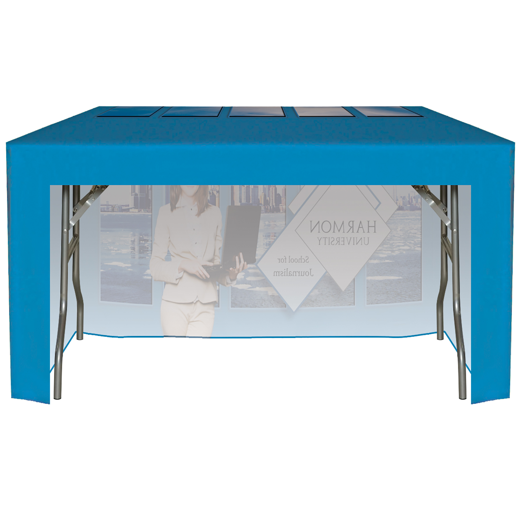 4' Customized Open Back Fitted Table Cover 11
