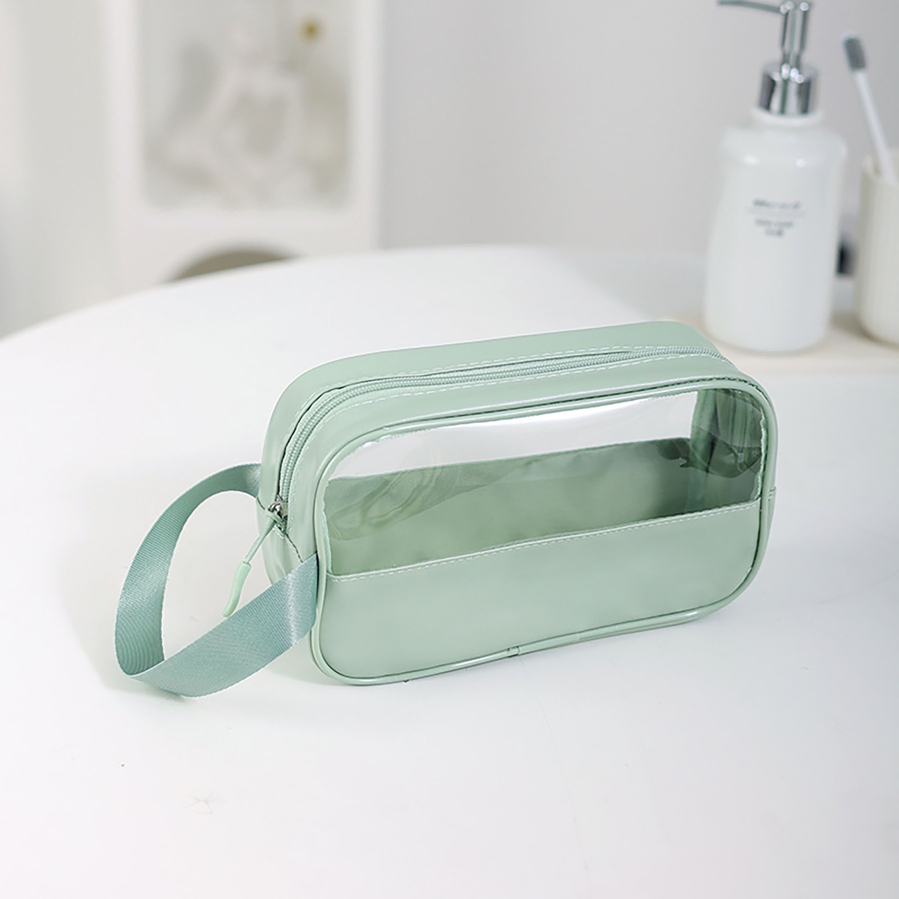 Waterproof Hand PVC Makeup Cosmetic Bag 4