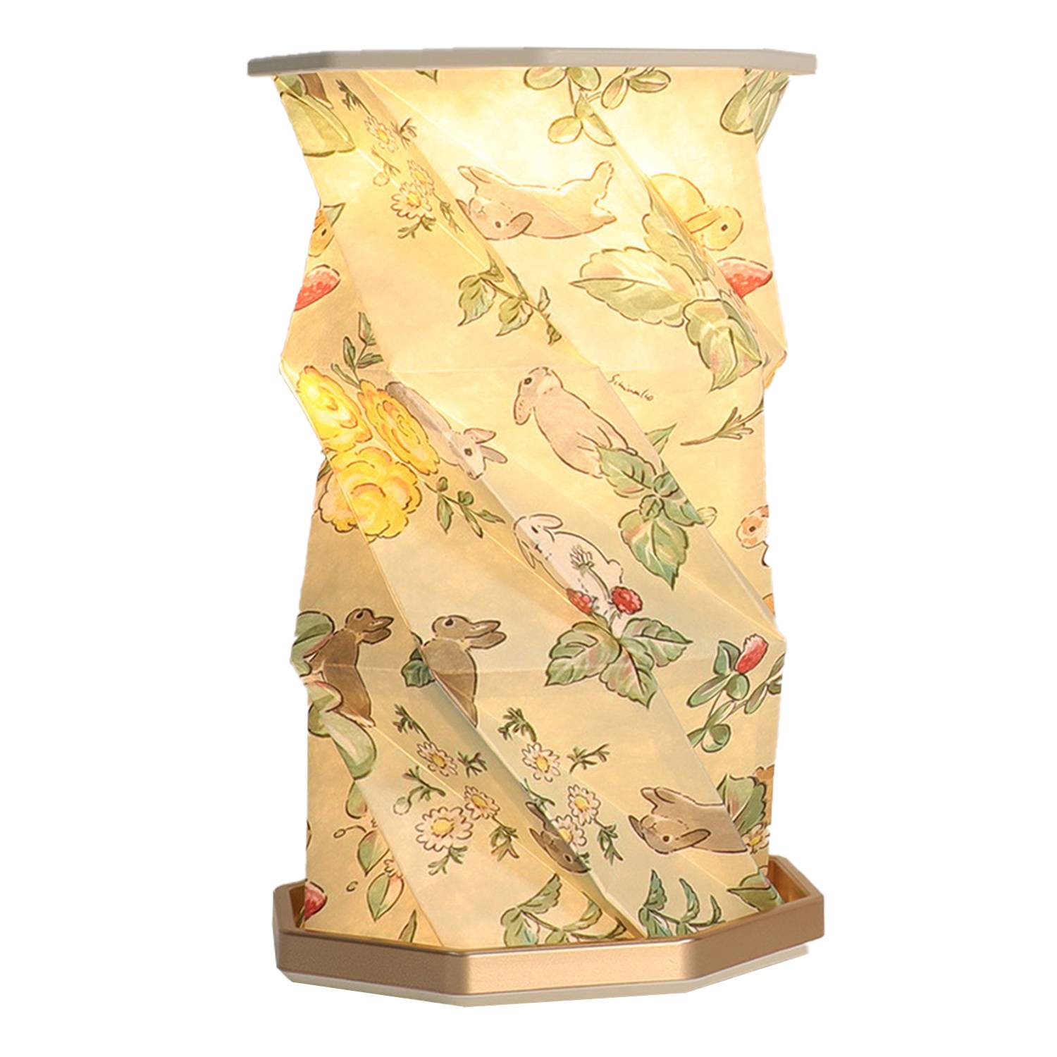 Custom Dimmable Collapsible Rechargeable Paper Lamp 2