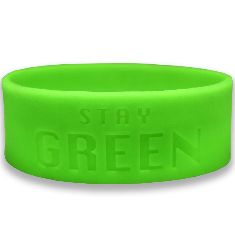 3/4 Inch Debossed Wristbands 48