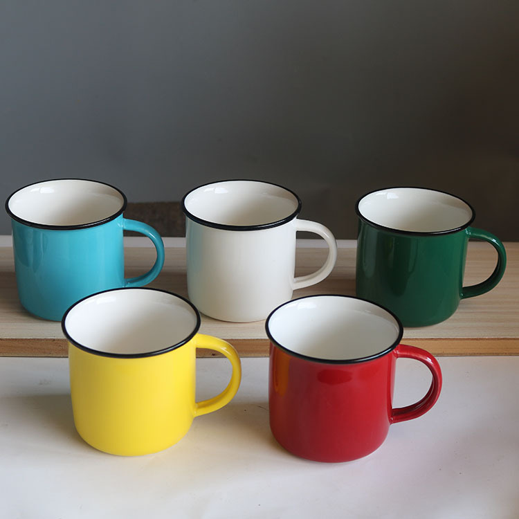 13oz Enamel Camping Coffee Mug 3