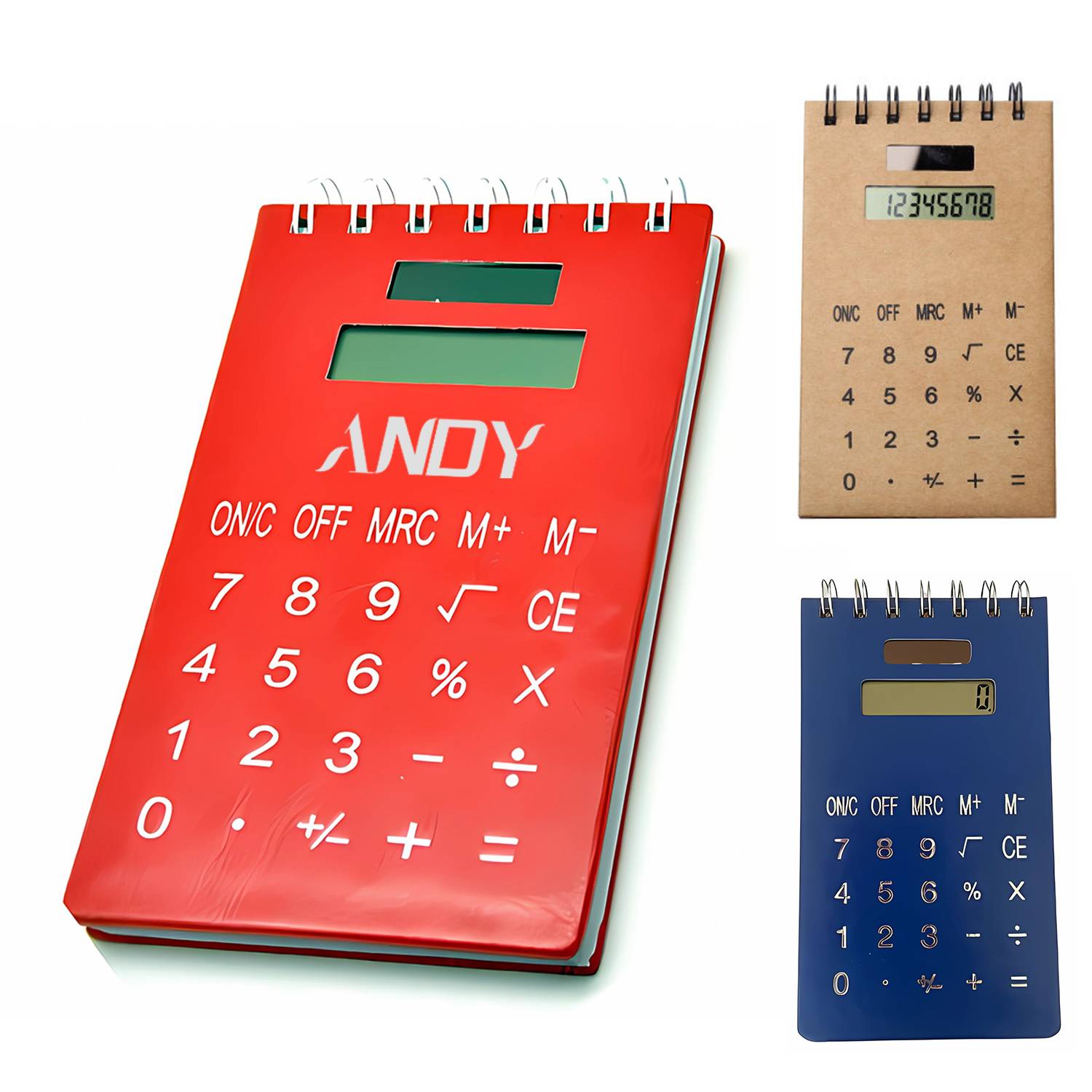 8 Digit Multifunction Solar Powered Notebook Calculator 14