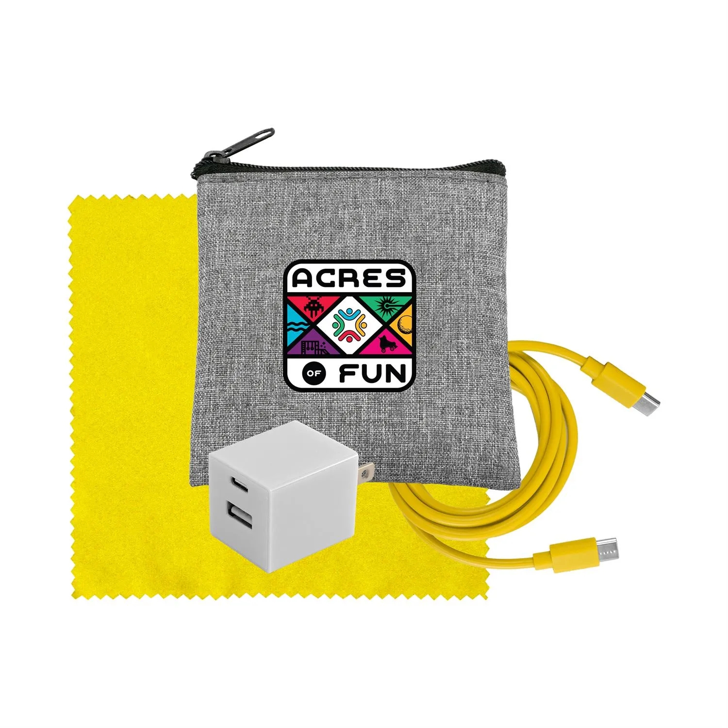 Recycled A+C to C Cable, Wall & Cloth Set 14