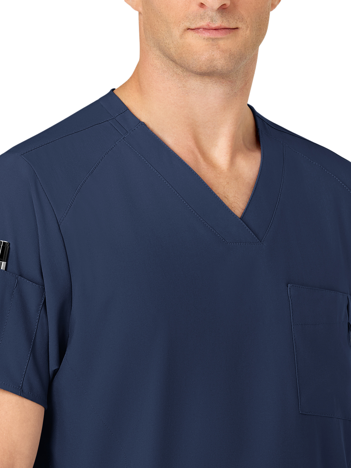 Wink - W123 - Men's Six-Pocket V-Neck Top 45