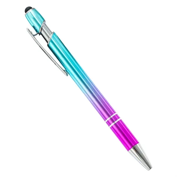 2-In-1 Stylus Ballpoint Pen with Gradient Color 8