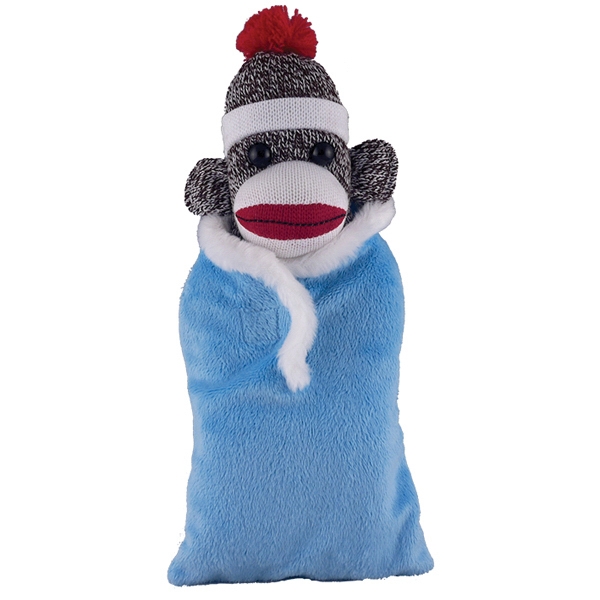 Orginal Sock Monkey (Plush) in Baby Sleep Bag Stuffed Animal