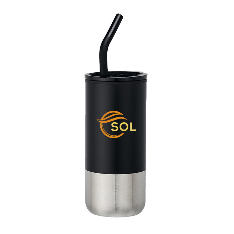 18oz Dillon Double Wall Plastic Straw Tumbler 2