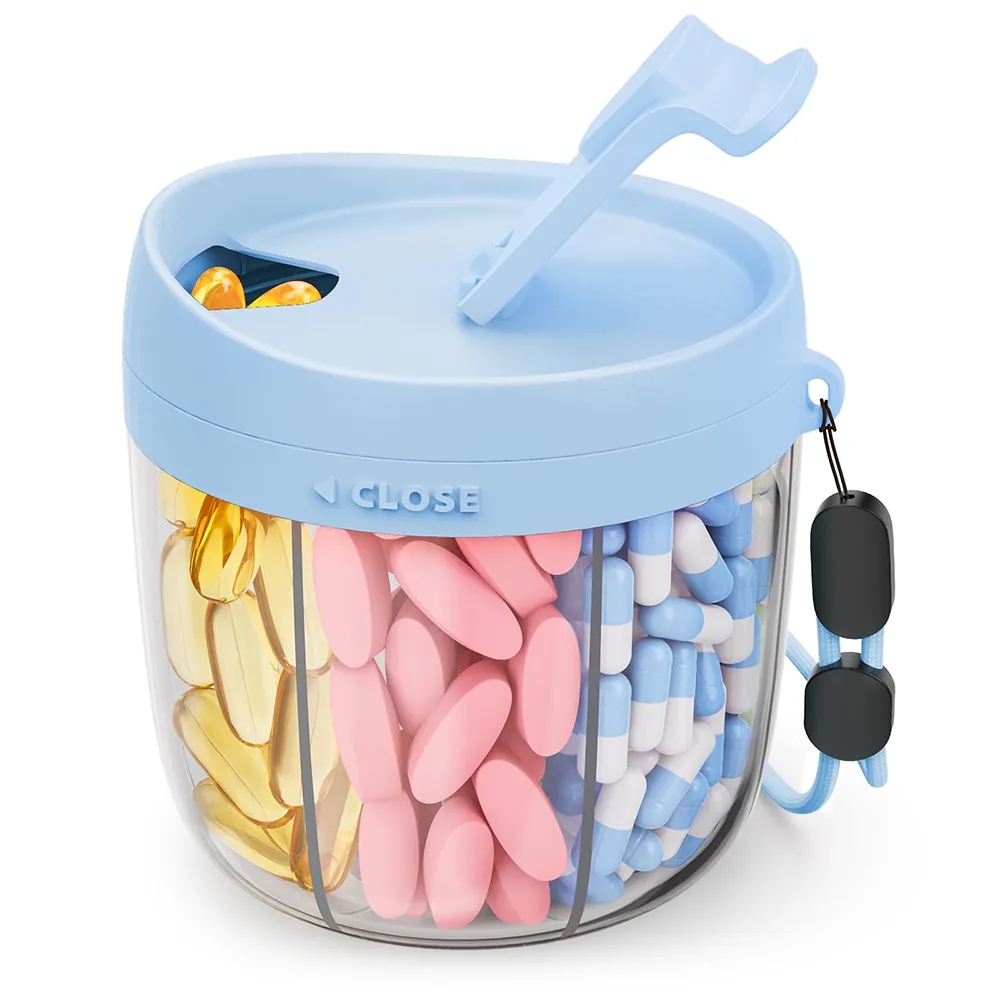 7 Compartment Travel Pill Organizer 7