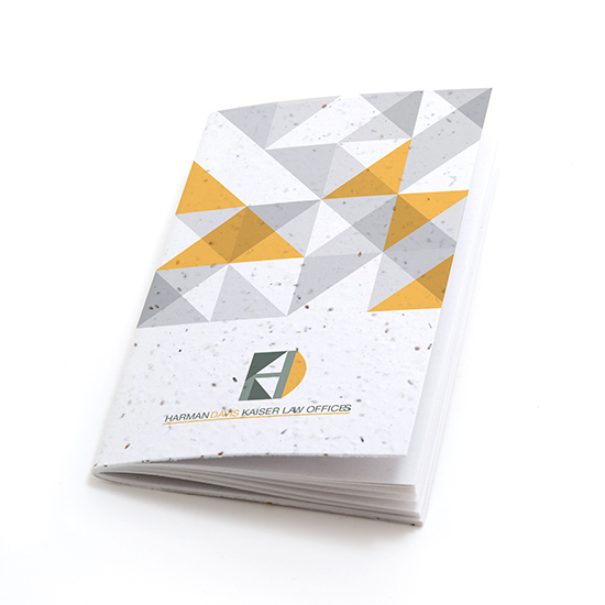 Geometric Personalized Plantable Pocket Notebooks 1