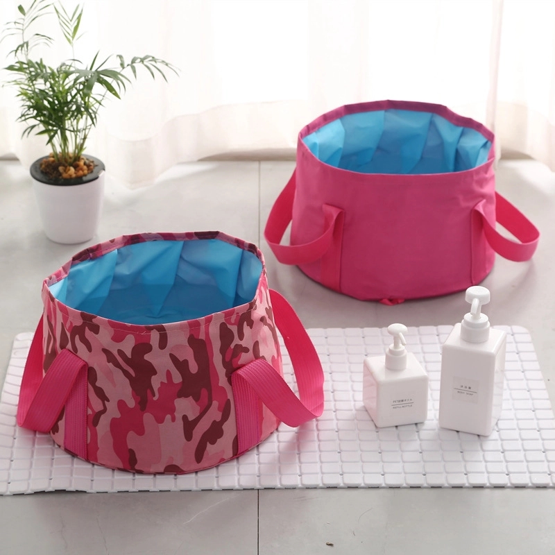 Outdoor Collapsible Bucket with Carring Pouch 5