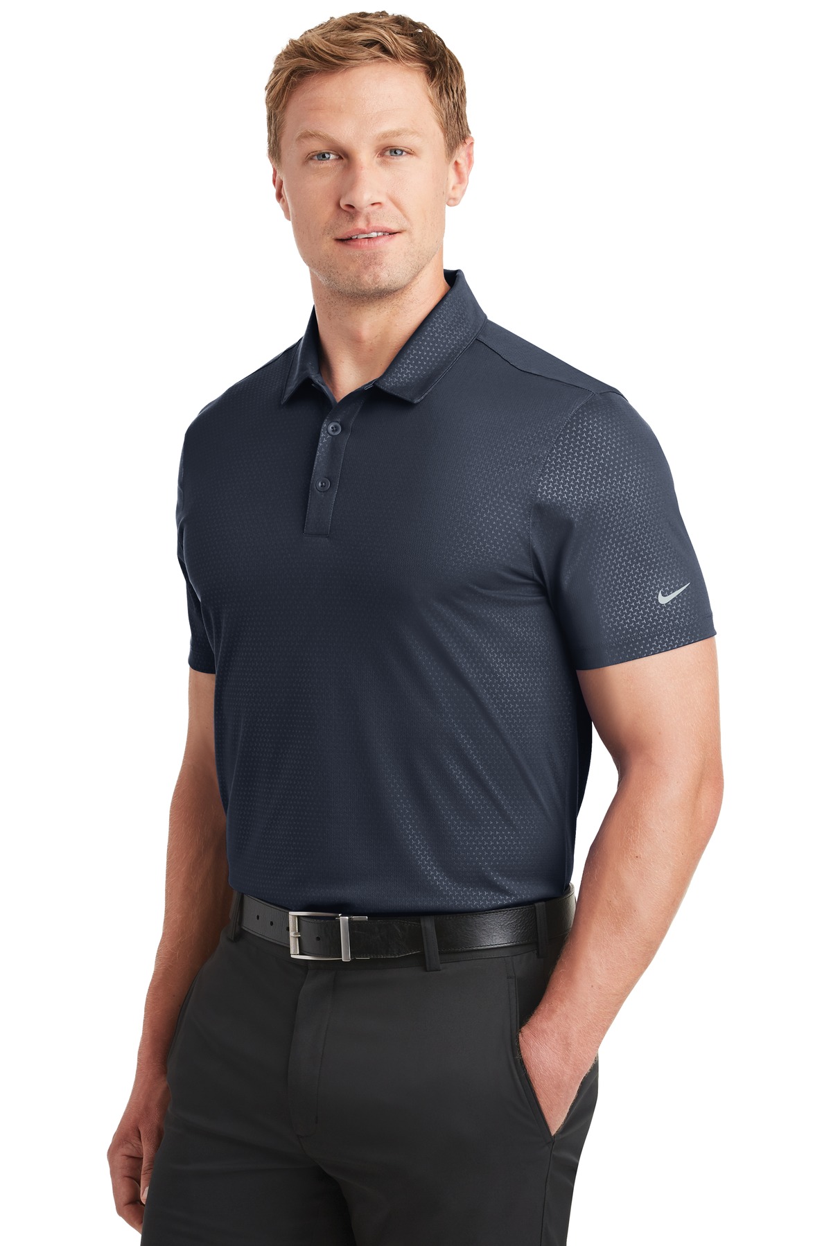 Nike Dri-FIT Embossed Tri-Blade Polo. 838964 37