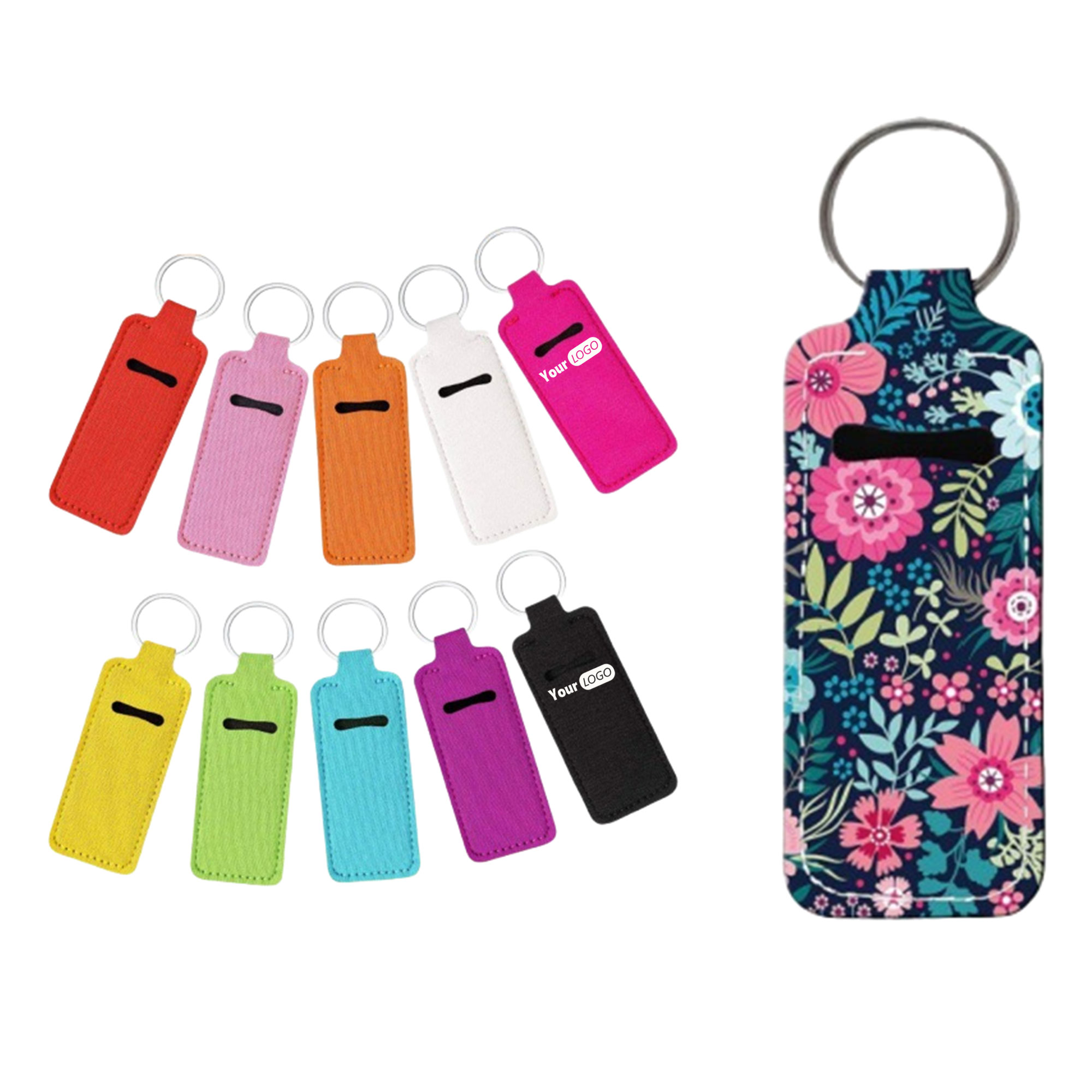Lipstick Keychain Holder Protective Sleeve 3