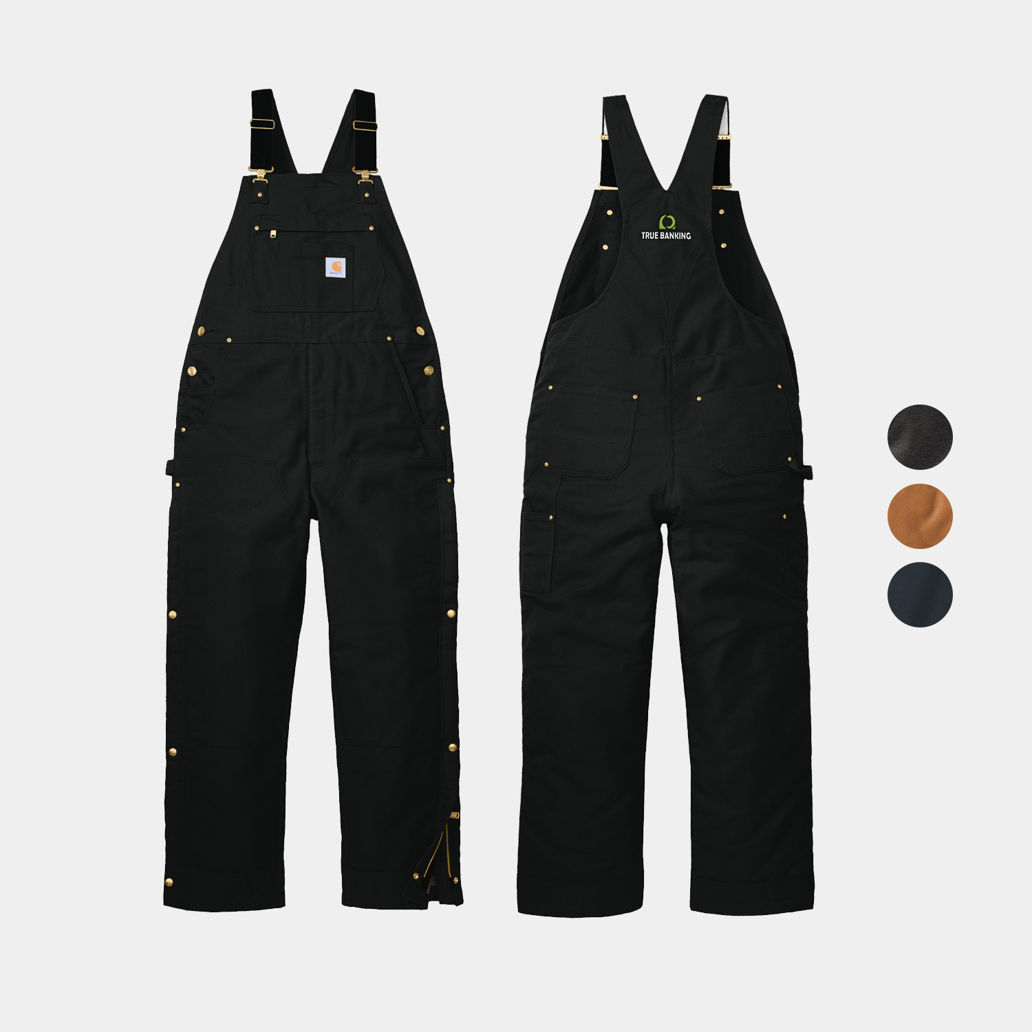 Carhartt® Firm Duck Insulated Bib Overalls 3