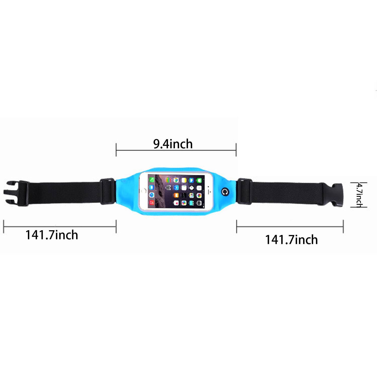 Waterproof Sport Waist Bag – Touchscreen-Compatible Design 11