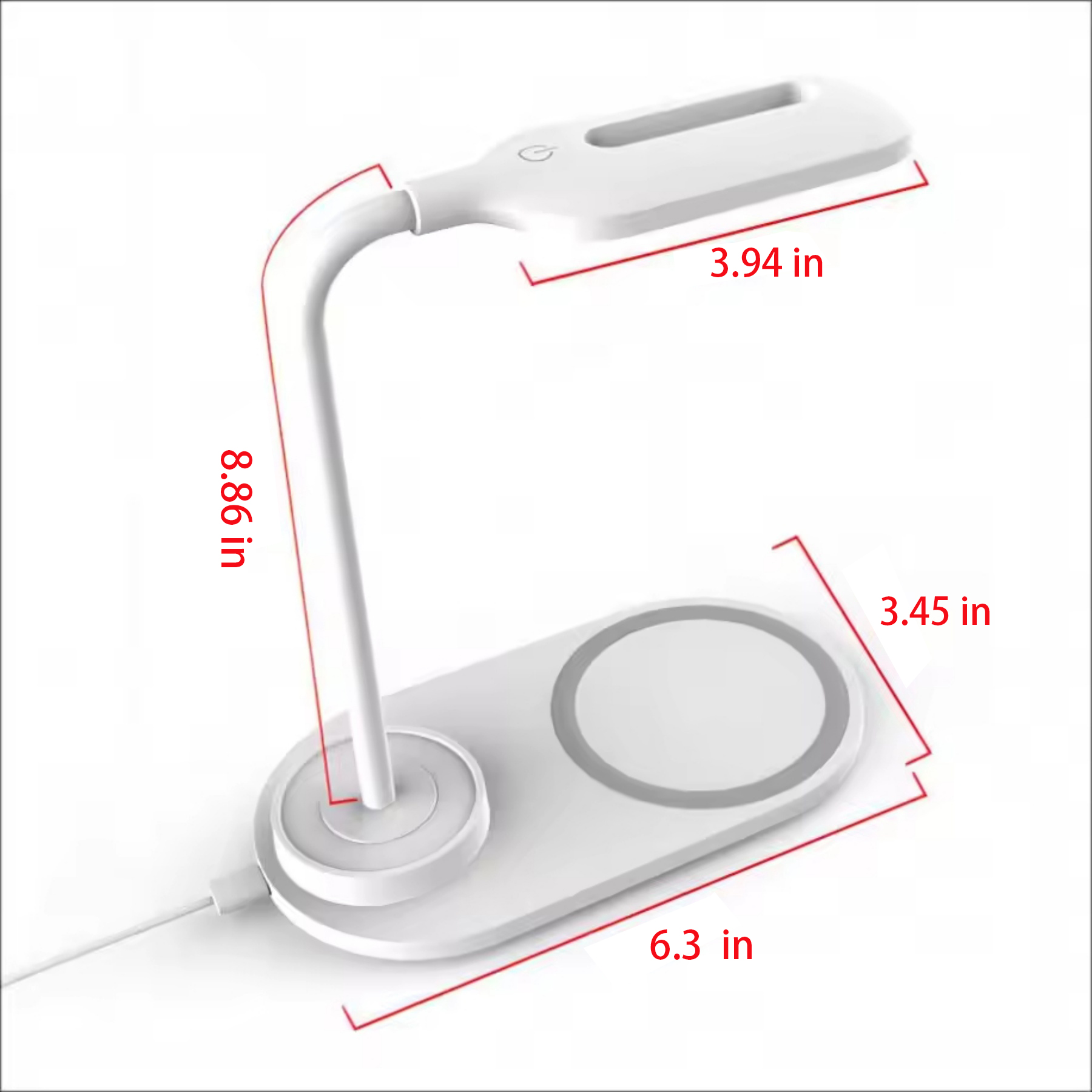 Saving Desktop Lamp with Wireless Phone Charging Function 5
