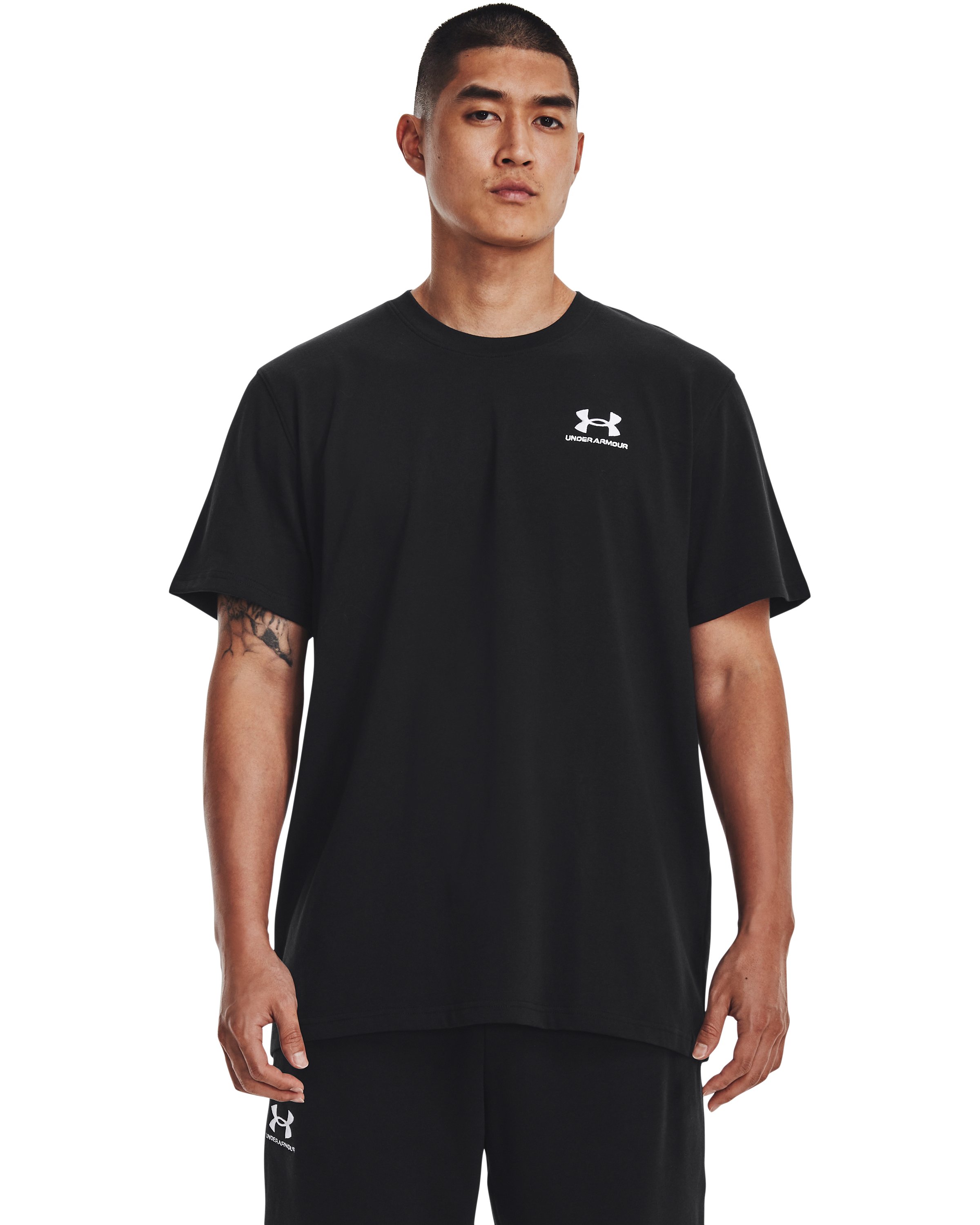 Men's UA Logo Embroidered Heavyweight Short Sleeve 12