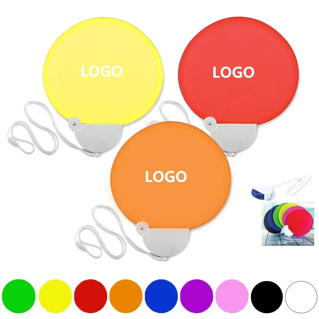Pop Up Handle Fan with Cord 5