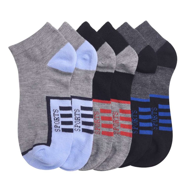 Boy's Low-Cut Socks - Size 00-12 Assorted Colors 1