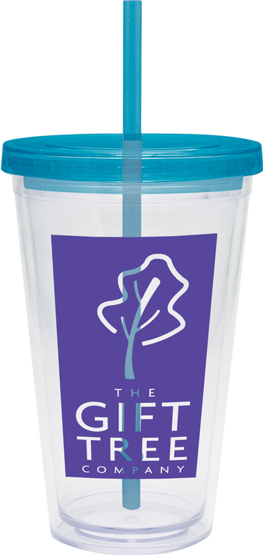 20 oz. Large Carnival Cup - Color Lid and Straw 28
