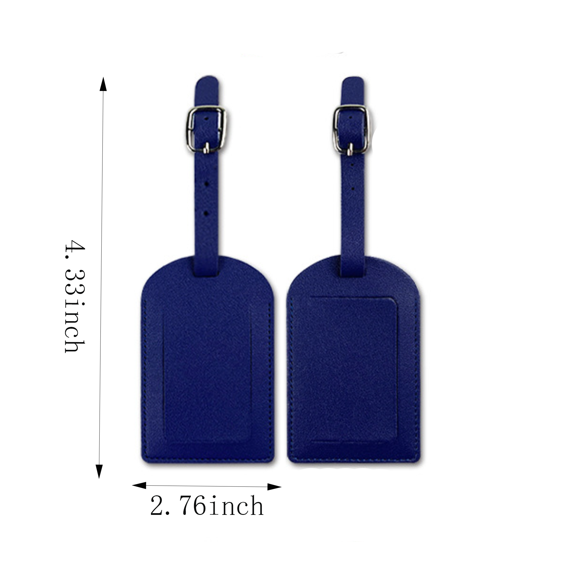 PU Leather Travel Baggage Tag 3