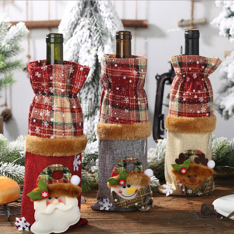 Christmas Wine Bottle Decoration Bag 6