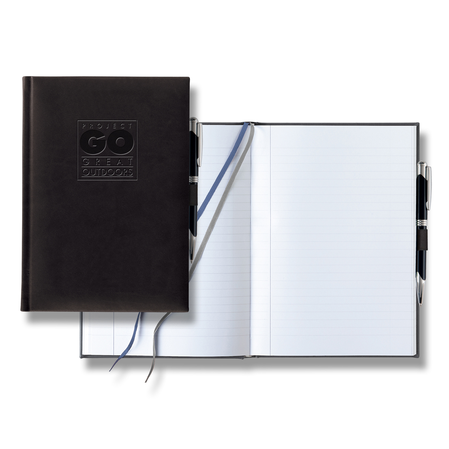 Castelli Tucson  Grande Lined White Page Journal with Pen & Loop 1