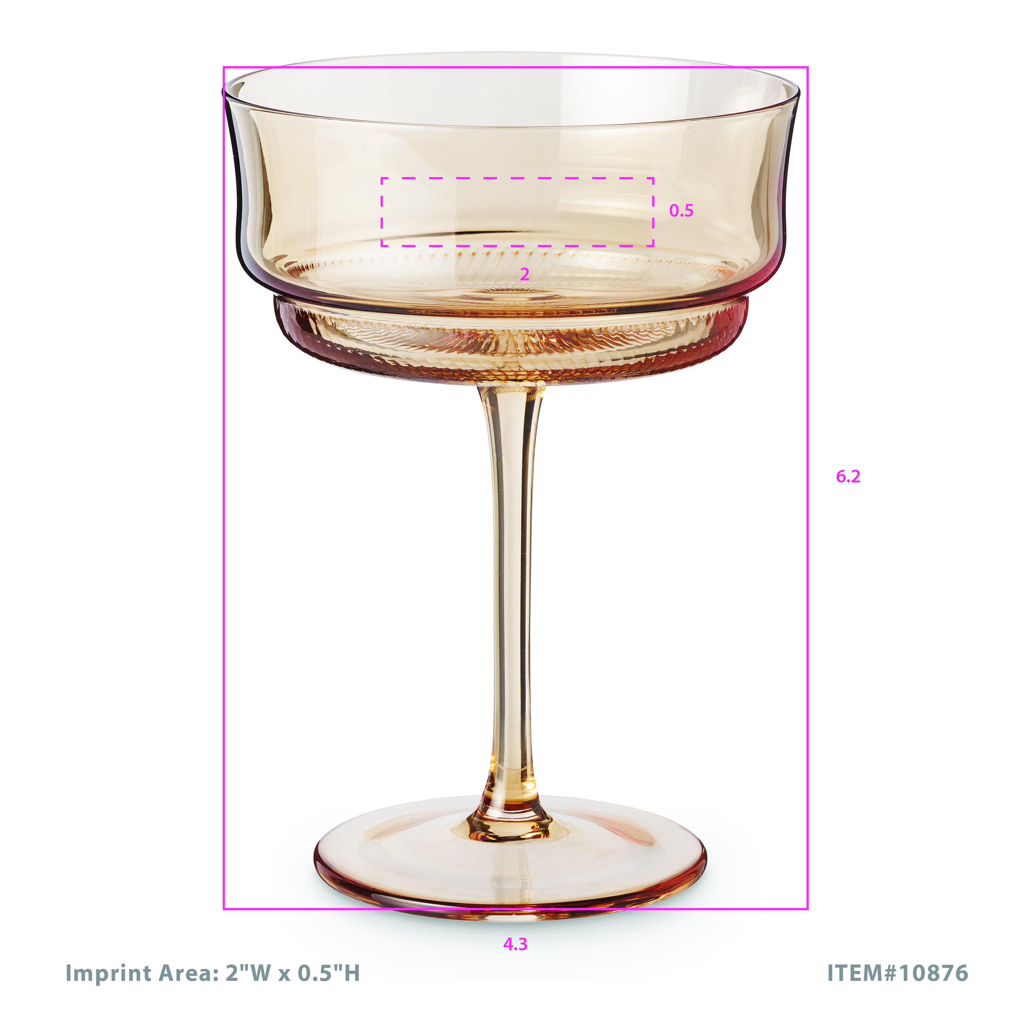 Twine Living® Tulip Coupe, set of 2 8