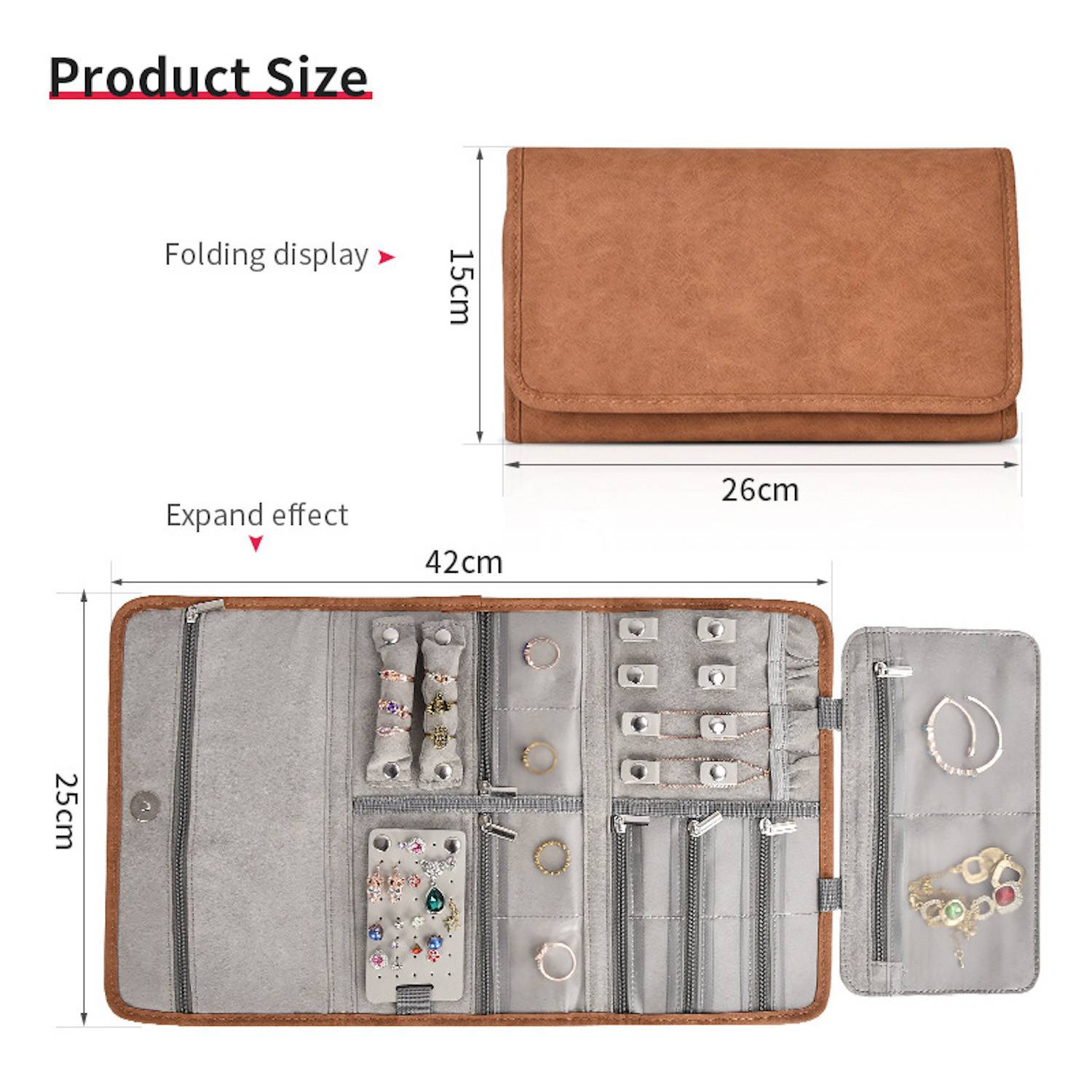 Foldable Jewelry Storage Bag 1