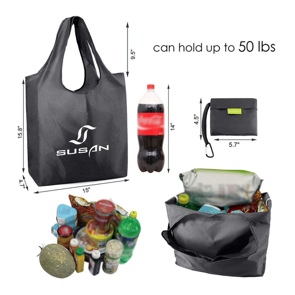 Folding Shopping Grocery Tote Bag