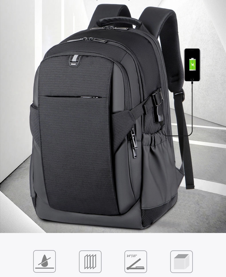 Custom Multifunctional Laptops Backpacks with USB Port 15