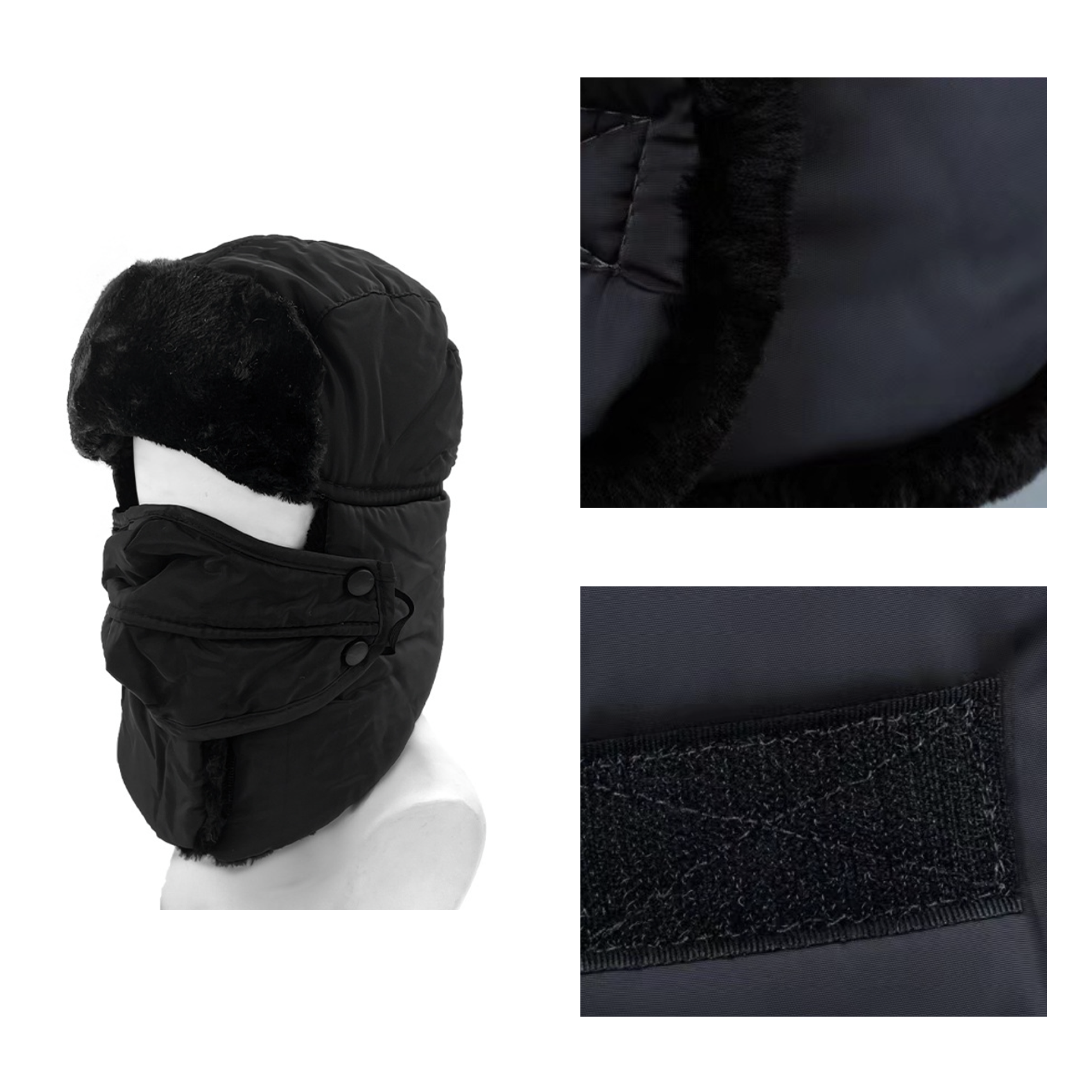 MOQ 10 PCS Stylish Thickened And Warm Cycling Cap 2