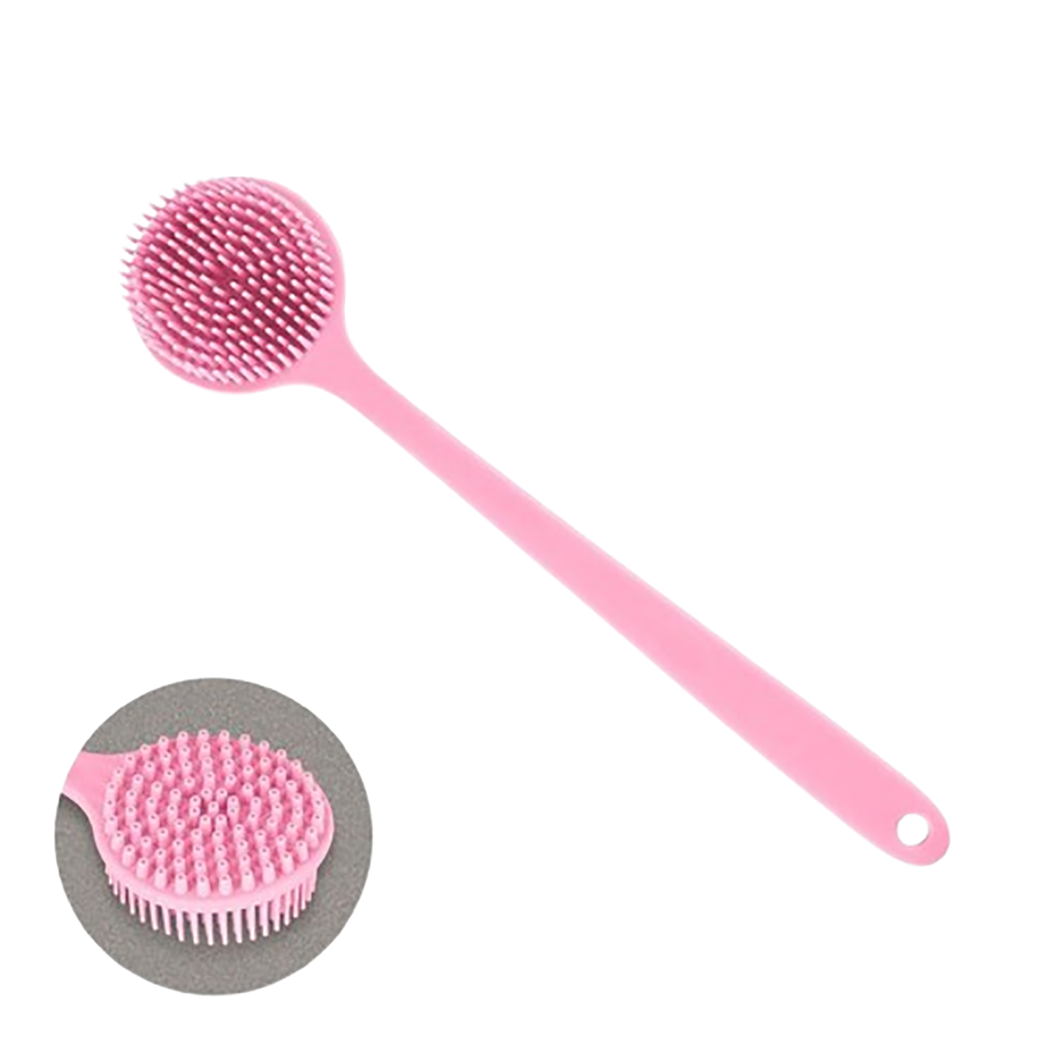 Long Handled Silicone Bath Scrub Brush 7