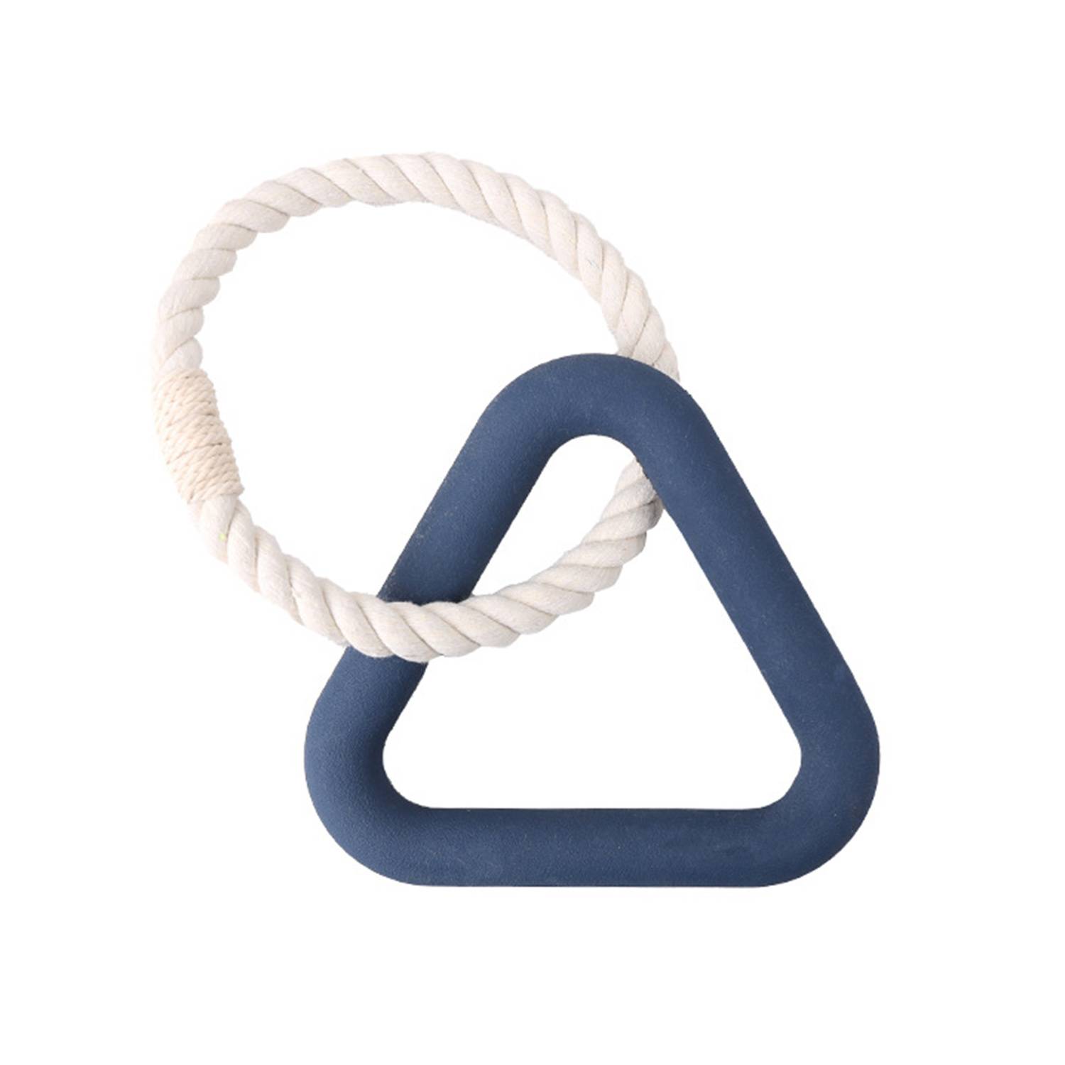 Custom Dog Rubber Triangle Tug Toy 10