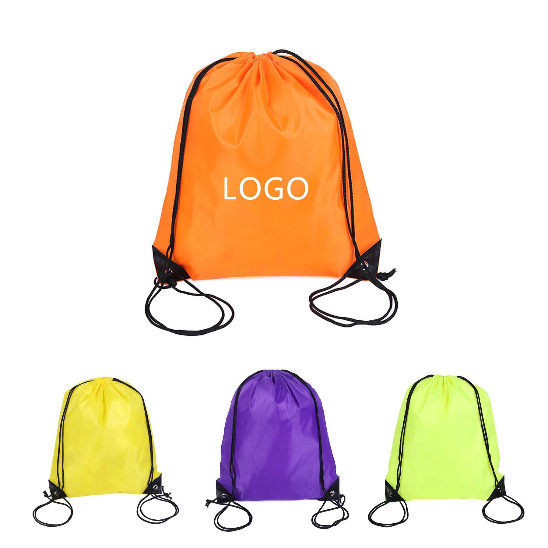 Bottomless and side-free Oxford cloth drawstring pocket 2