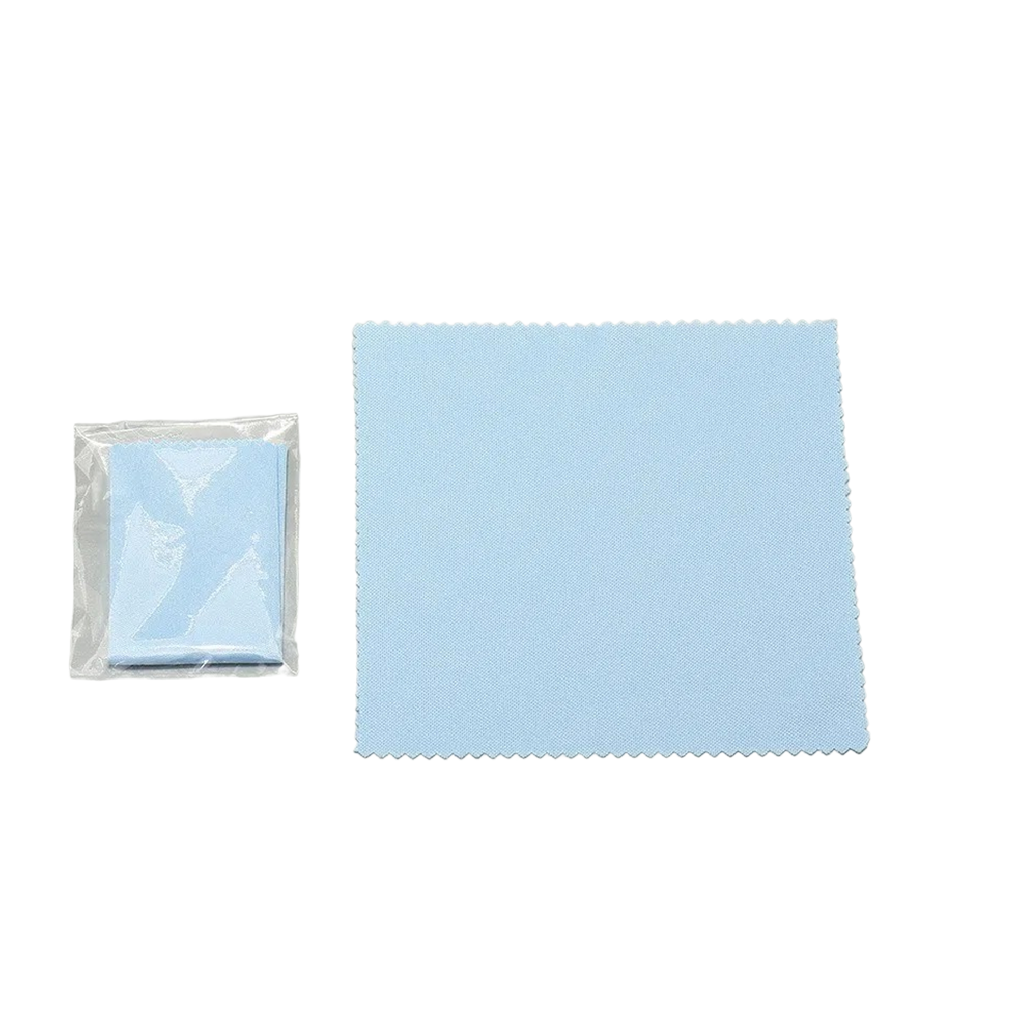 Microfiber Lens Cleaning Cloth With PVC Case 5.9" x 5.9" 5