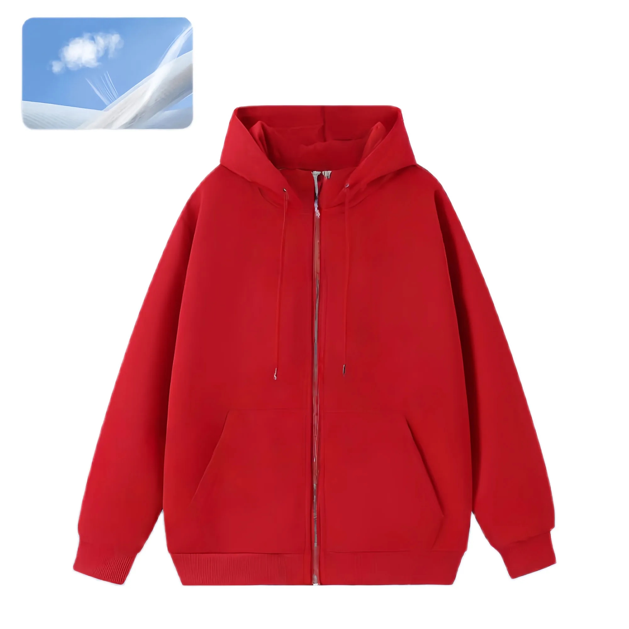 Premium Cotton Hooded Sweatshirt For Work Uniform, custom hoodie or sweatshirt with logo imprint 4