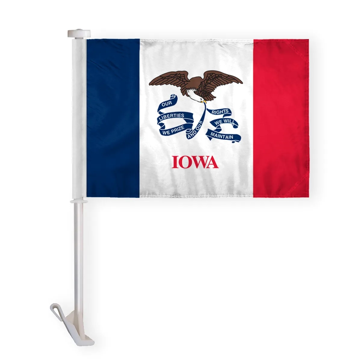 12"x16" & 10.5"x15" Iowa Car Flags 3
