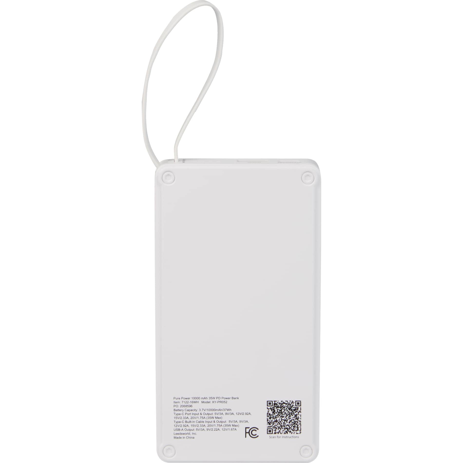 Pure Power 10,000 mAh 35W PD Power Bank 15