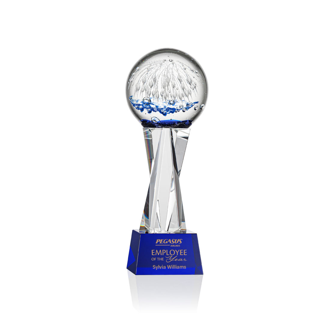 Starburst Award on Grafton Base - Blue 6