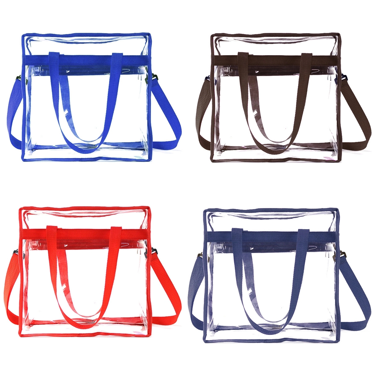 Clear Tote Bag With Zipper Closure 6