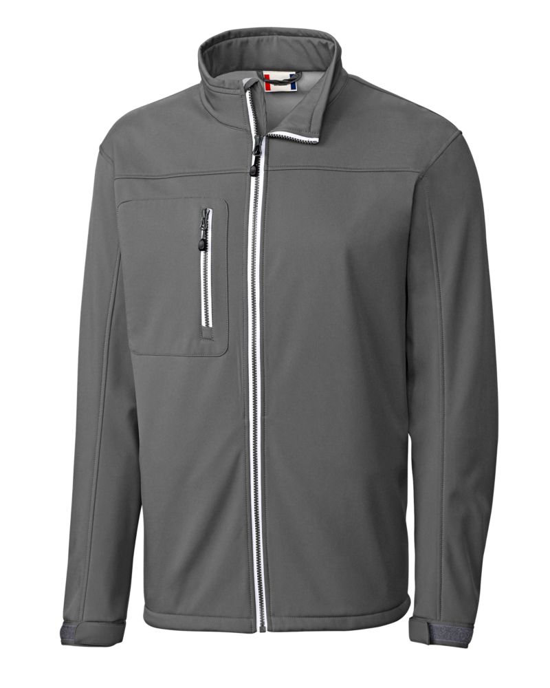 Clique Telemark Recycled Stretch Softshell Mens Full Zip Jacket 29