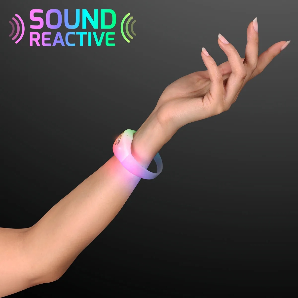 Sound Activated Light Up LED Flashing Bracelets 38