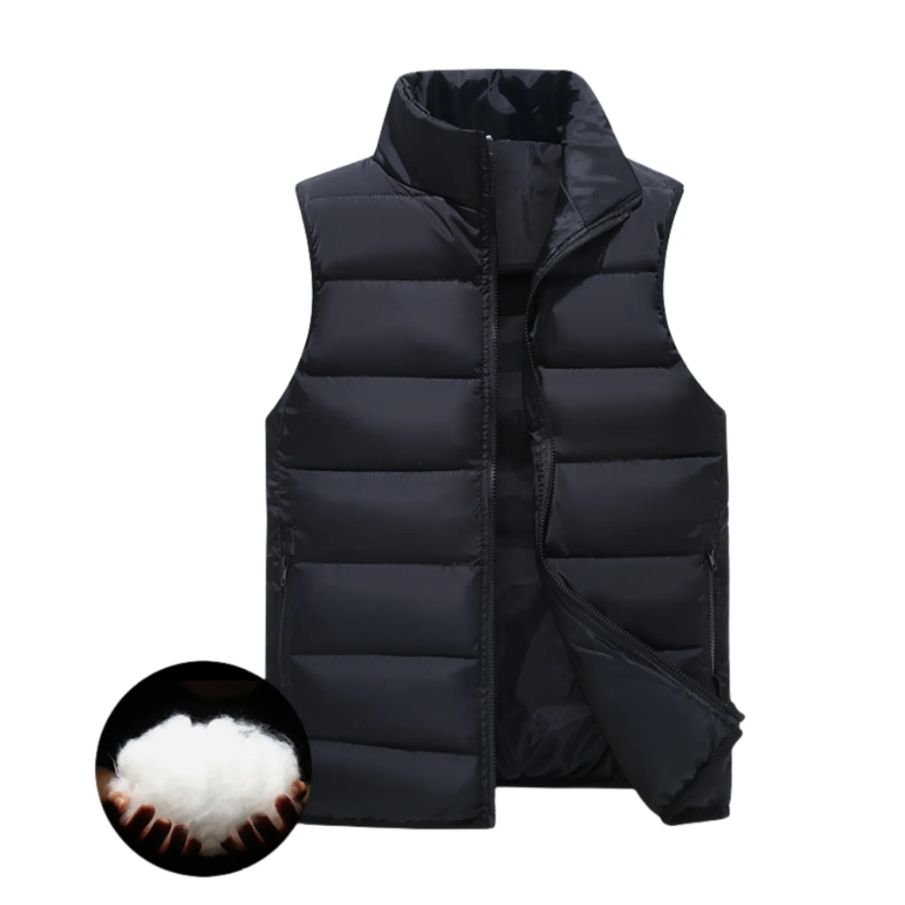 Winter Padded Unisex Down Vest 6