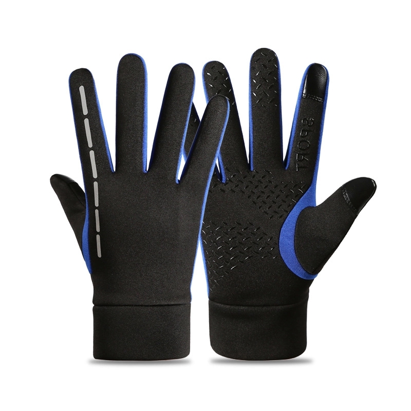 Touch Screen Winter Gloves With Reflective Strap 12