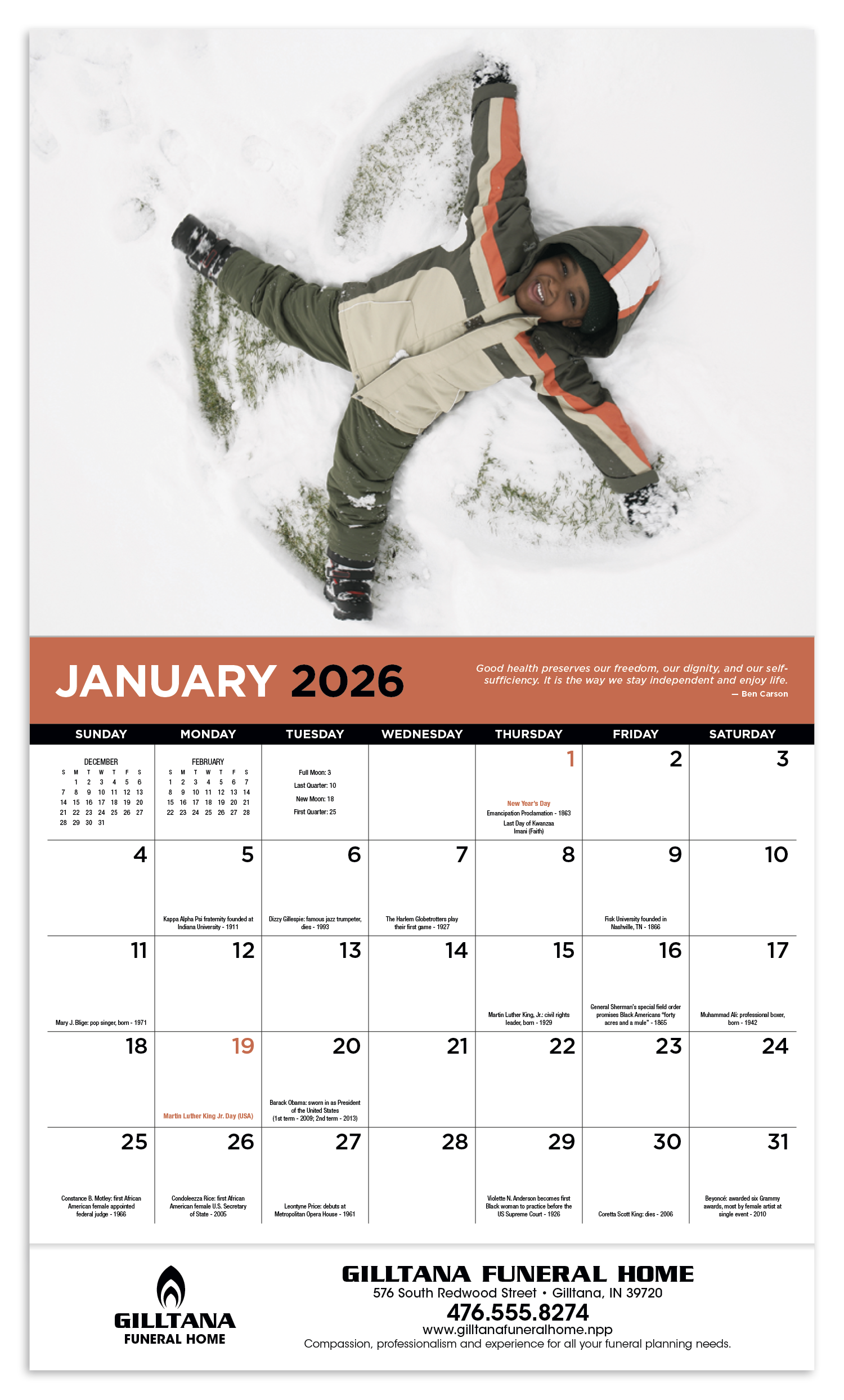 HotLine® Products Everyday Celebrations Appointment Calendar - Stapled 63